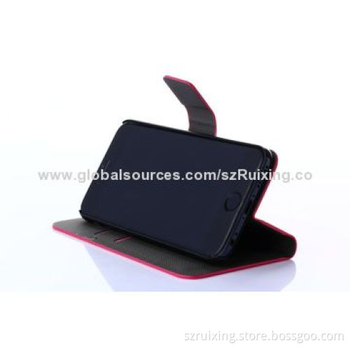 New PU Leather Phone Case for iPhone 6 with Stand Function